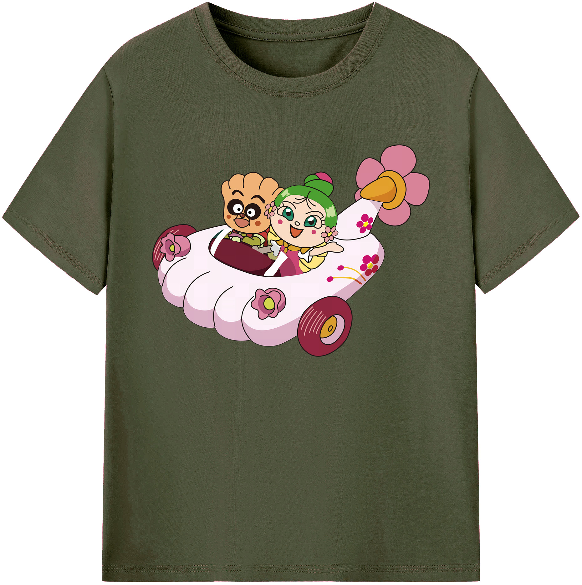 （画像用） アンパンマン Anpanman 綿100％ メンズ半袖Tシャツ｜肌触りやわらか＆通気性